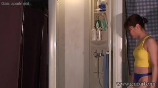 Spying japanese black cock sluts haruna ikoma in shower room