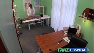 Fake hospital g spot massage acquires hawt brunette hair patient juicy