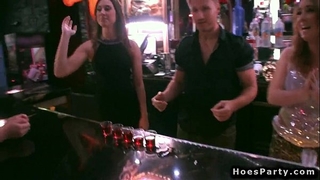 Bartenders fucking legal age teenagers after party