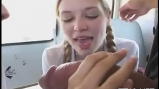 Curvy teen gets vagina eaten