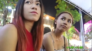Super diminutive 18yo thai honey with bangkok bubble-butt arse rides tuktuk ft. song
