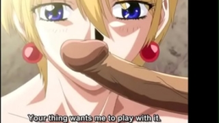 A virgin's 1st time with a hawt anime blond